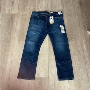 Wrangler Dark Blue Straight Jeans